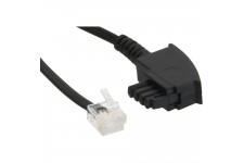 Câble TAE-F pour filtre DSL, InLine®, prise TAE-F à prise Western 6/2 DEC, 3m