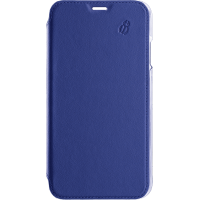 Folio en Cuir Premium dos Crystal Bleu pour iPhone 12 / 12 Pro Beetlecase