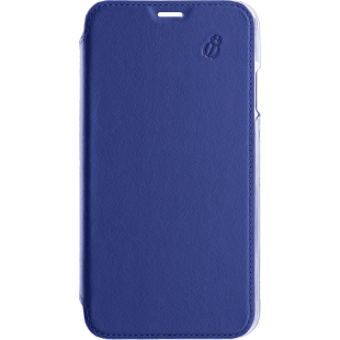 Folio en Cuir Premium dos Crystal Bleu pour iPhone 12 / 12 Pro Beetlecase