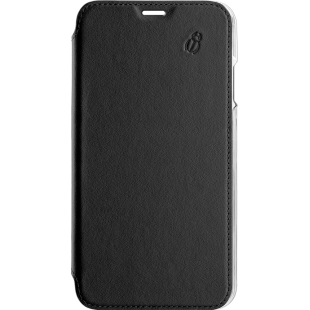 Folio en Cuir Premium dos Crystal Noir pour iPhone 12 / 12 Pro Beetlecase