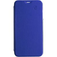 Folio Apple iPhone 6/7/8/SE/SE22 en Cuir Premium dos Crystal Bleu Beetlecase