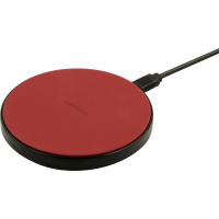 Chargeur induction Cuir Qi Fast Charge 10W Rouge Beetlecase