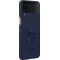 Coque Samsung G Z Flip 4 Silicone avec anneau Bleu marine Samsung