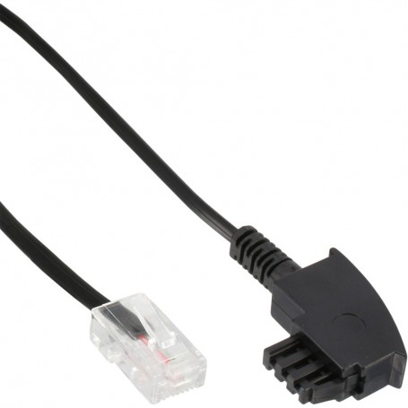 Câble InLine® TAE-F allemand vers RJ45 8P2C, 1 m