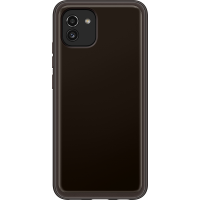 Coque Samsung G A03 souple Ultra fine Transparente Noire Samsung