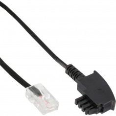 Câble InLine® TAE-F allemand vers RJ45 8P2C, 15 m