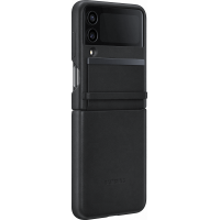 Coque Samsung G Z Flip 4 en Cuir Noire Samsung
