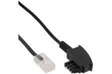 Câble InLine® TAE-F vers RJ45 8P2C, 25 m