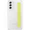 Coque transparente Samsung G S21FE avec lanière avec lanière Blanche Samsung
