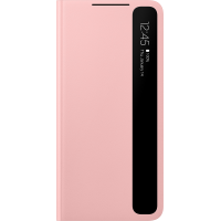 Folio Clear View Cover Rose pour Samsung G S21+ 5G Samsung