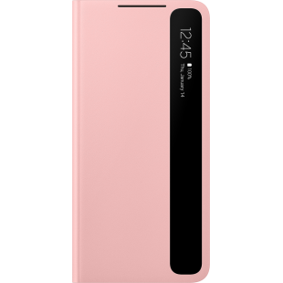 Folio Clear View Cover Rose pour Samsung G S21+ 5G Samsung