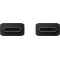 Câble FastCharge pour 45W USB C/USB C 1,8m Noir Samsung