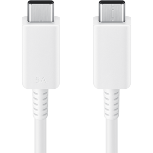 Câble FastCharge pour 45W USB C/USB C 1,8m Blanc Samsung