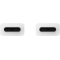 Câble FastCharge pour 45W USB C/USB C 1,8m Blanc Samsung