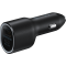 Double Chargeur voiture USB A+C PD 40W Power Delivery Noir Samsung