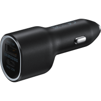 Double Chargeur voiture USB A+C PD 40W Power Delivery Noir Samsung