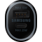 Double Chargeur voiture USB A+C PD 40W Power Delivery Noir Samsung