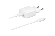 Chargeur maison 15W Power Delivery + Câble USB C/USB C Blanc Samsung