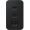 Triple Chargeur maison USB A+C+C PD 65W (35W+25W+5W) Power Delivery Noir Samsung