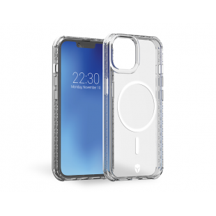 Coque Renforcée iPhone 14 AIR Compatible MagSafe Garantie à vie Transparente - 50% Plastique recyclé Force Case
