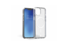 Coque Renforcée iPhone 14 AIR Compatible MagSafe Garantie à vie Transparente - 50% Plastique recyclé Force Case