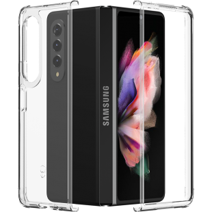 Double Coque Renforcée Samsung G Z Fold 3 DUO Garantie à vie Transparente Force Case
