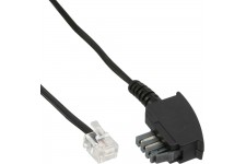 Câble InLine® TAE-N, TAE-N à RJ11 (6P4C), 1 m