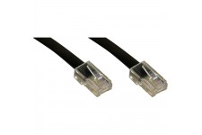 Câble de raccordement ISDN, InLine®, RJ45 mâle/mâle 10m