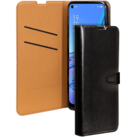 Folio Wallet Oppo A53S Noir avec languette de fermeture Bigben