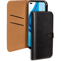 Folio Wallet Oppo A94 5G Noir avec languette de fermeture Bigben