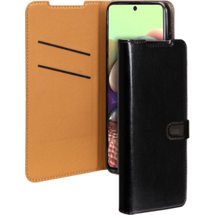 Folio Wallet Samsung G A72 4G Noir avec languette de fermeture Bigben