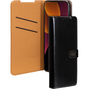 Folio Wallet Samsung G S22 Ultra 5G Noir avec languette de fermeture Bigben