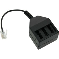 Adaptateur câble TAE RJ11 (6P4C) prise sur TAE NFN prise femelle