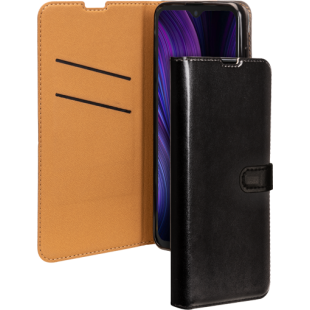 Folio Wallet Xiaomi Redmi 9T Noir avec languette de fermeture Bigben