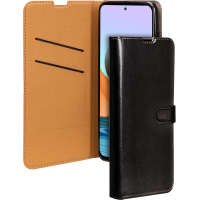 Folio Wallet Xiaomi Redmi Note 10 Pro Noir avec languette de fermeture Bigben