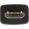 Câble plat InLine® Micro USB 2.0 USB A à Micro-B noir / or 2m