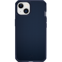 Coque Renforcée iPhone 14 Plus Ballistic Nylon R 100% Plastique recyclé Bleue Itskins