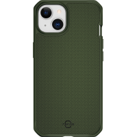 Coque Renforcée iPhone 14 Plus Ballistic Nylon R 100% Plastique recyclé Verte Itskins