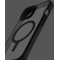 Coque Renforcée iPhone 14 Plus Compatible MagSafe Hybrid Solid R 100% Plastique recyclé Transparente Noire Itskins