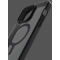 Coque Renforcée iPhone 14 Pro Max Compatible MagSafe Hybrid Solid R 100% Plastique recyclé Transparente Noire Itskins