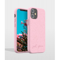 Coque iPhone 12 mini Natura Baby Pink - Eco-conçue Just Green