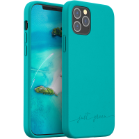 Coque iPhone 12 / 12 Pro Natura Blue Lagoon - Eco-conçue Just Green