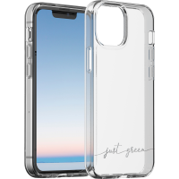 Coque iPhone 13 mini Infinia Transparente - 100 % Recyclable Just Green