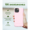 Coque iPhone 13 mini Natura Baby Pink - Eco-conçue Just Green