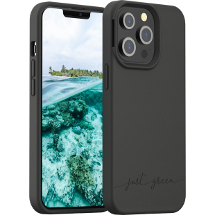 Coque iPhone 13 Pro Natura Noire - Eco-conçue Just Green