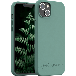 Coque iPhone 14 Plus Natura Night Green - Eco-conçue Just Green
