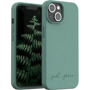 Coque iPhone 14 Natura Night Green - Eco-conçue Just Green