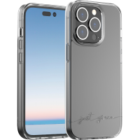 Coque iPhone 14 Pro Infinia Transparente - 100% Plastique recyclé Certifié GRS Just Green