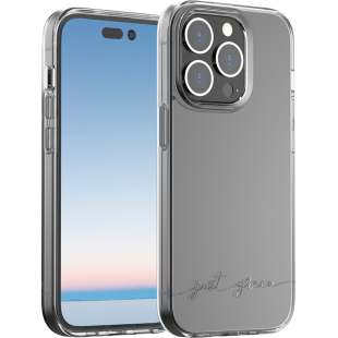 Coque iPhone 14 Pro Infinia Transparente - 100% Plastique recyclé Certifié GRS Just Green