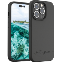 Coque iPhone 14 Pro Natura Noire - Eco-conçue Just Green